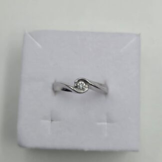 ANELLO SOLITARIO ORO DIAMANTE
