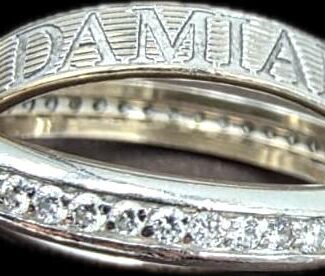 FEDINA DOPPIO GIRO ORO DIAMANTI DAMIANI