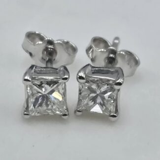 ORECCHINI ORO DIAMANTI 1 CARATO