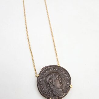 COLLANA ORO MONETA ROMANA